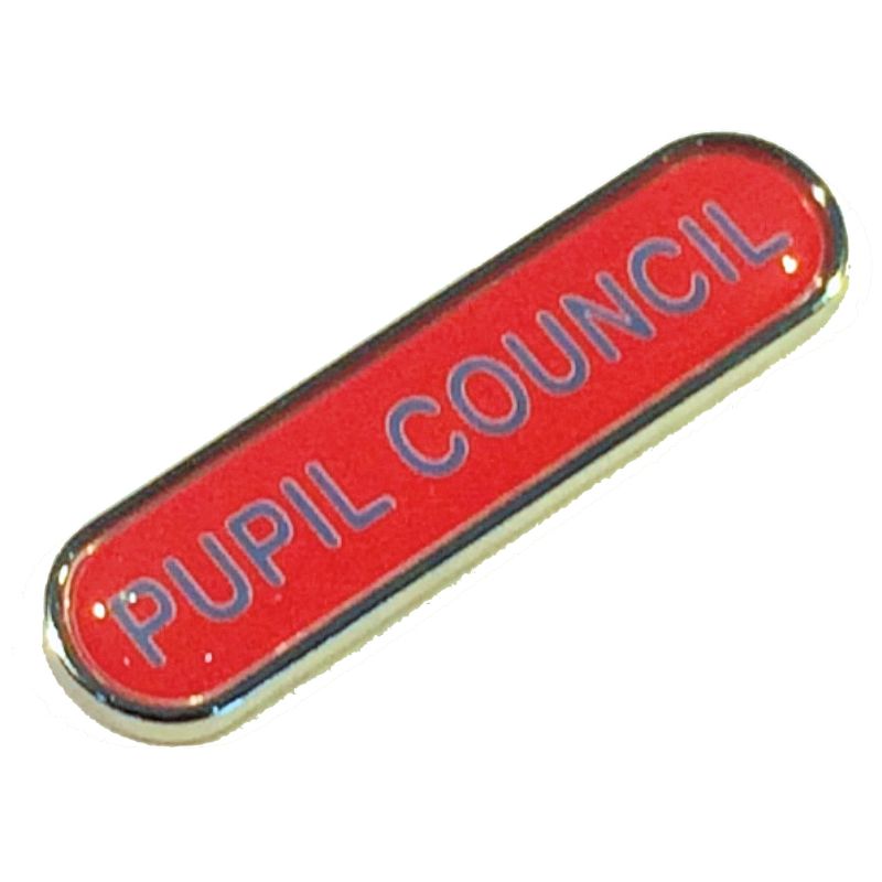 PUPIL COUNCIL bar badge